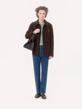Valentino Garavani Brown Wool Jacket with VGold Detail