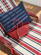 Dragon Diffusion Mini Flat Gora Basket Bag in Poppy Red