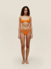 Haight Mandarin Orange Adjustable Vintage Bikini Top