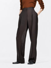 Tom Ford Espresso Brown Tailored Wide-Leg Pleated Wool Trousers