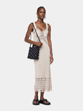 Rabanne Ecru Handmade Crochet Midi Dress