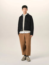 Ami Paris Black Goat Suede Leather Jacket