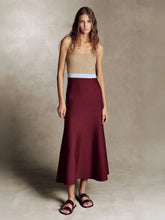 Gabriela Hearst Flaminius Knit Dress in Bordeaux Multi