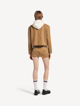 Balenciaga Beige Cropped Workwear Jacket
