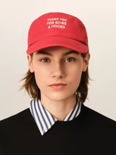 Ami Paris Ruby "Thank you for beine a friend" Cotton Cap