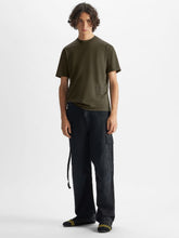 Fendi Grey-Green Cotton Logo T-Shirt