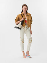 Versace Beige Oversized Suede Blouson Jacket