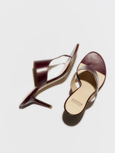 Francesco Russo Bordeaux Thongs Sandal in Kid Leather