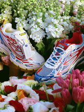 Off-White Royal Blue and Red Be Right Back Sneakers