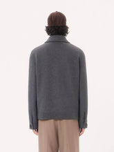 Valentino Garavani Dark Grey Wool Cashmere Jacket