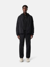 Stone Island Black Hooded Stretch Nylon Jacket