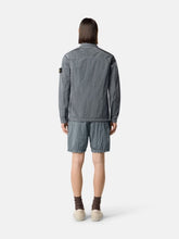 Stone Island Ash Grey Nylon Metal Zip Overshirt