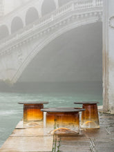 Maxdesign Amber Ice Round Murano Glass Table