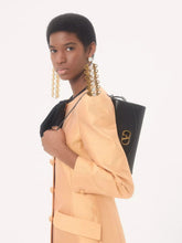 Valentino Garavani Black DeVain Small Nappa Shoulder Bag