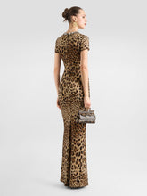 Dolce & Gabbana Leo-Print Silk Charmeuse Maxi Dress