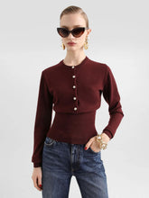 Dolce & Gabbana Bordeaux Cashmere Serafino Pullover