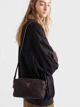 Prada Brown Small Leather Shoulder Bag