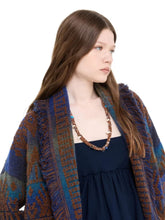 Alanui Tobacco Bandana Shell Necklace