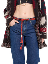 Alanui Red Bandana Belt and Necklace