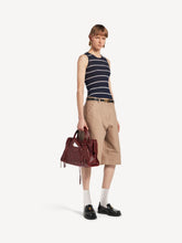 Balenciaga Berry Red Le City Medium Leather Handbag