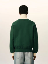 Ami Paris Bottle Green Ami de Coeur Cotton Sweatshirt