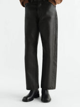 Lemaire Black Zipped Shiny Leather Ankle Boots