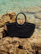 Dragon Diffusion Black Nantucket Big Leather Handbag