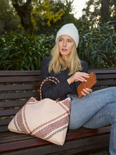 Dragon Diffusion Maori Sophie Large Woven Leather Tote in Natural