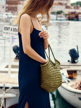 Dragon Diffusion Nantucket Big Woven Tote in Khaki