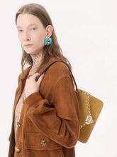 Valentino Garavani Havana Beige Rockstud Small Shoulder Bag