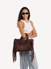 Balenciaga Light Espresso Le City Medium Fringe Bag