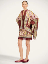 La DoubleJ Kells Placée Pink Silk Fringe Mini Skirt