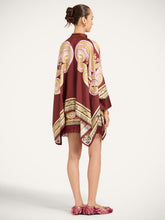 La DoubleJ Kells Placée Pink Silk Fringe Mini Skirt