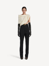 Balenciaga Black High-Waist Slim Wool Trousers