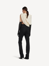 Balenciaga Black High-Waist Slim Wool Trousers