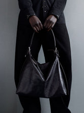 Lemaire Dark Chocolate Belted Hobo Bag