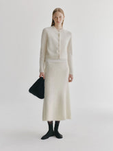 Lisa Yang Cream Brushed Azalea Cashmere Cardigan
