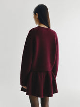Lisa Yang Deep Plum Emmylou Cashmere Cardigan Jacket