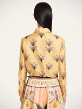 La DoubleJ Yellow Printed Cotton Long-Sleeve Boy Shirt