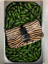Fendi Tiger-Print Pony Hair Baguette Bag