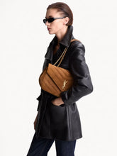 Saint Laurent Caramel Cognac Loulou Medium Suede Bag