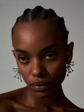 Panconesi Silver Kismet Zircon Hoops