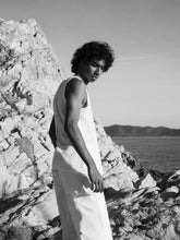 Commas Off-White Thank Pointelle Knit Tank