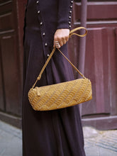 Rabanne Camel Leather Tekel Shoulder Bag