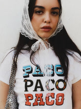 Rabanne White Paco Logo Cropped T-Shirt