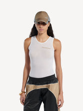 Balenciaga White Cotton Fitted Tank Top