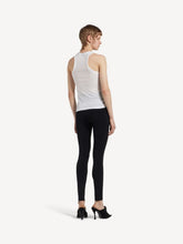 Balenciaga White Knotted Cotton Tank Top