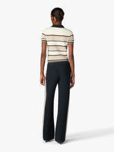 Casablanca Café Culture Wool Stripe Polo Shirt