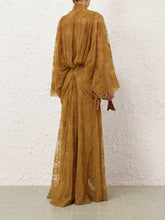 Zimmermann Chartreuse Ascent Batwing Lace Gown