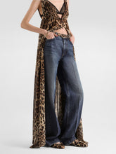 Dolce & Gabbana Blue Wide-Leg Five-Pocket Jeans